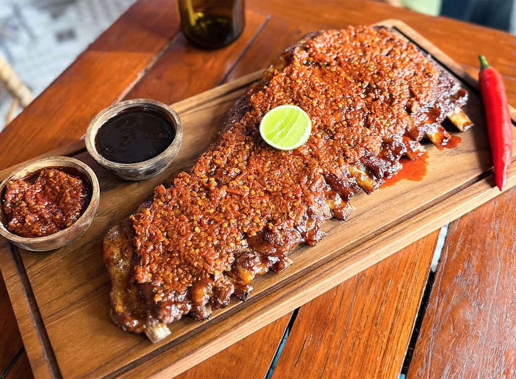 Balinese BBQ Pork Ribs in Kuta