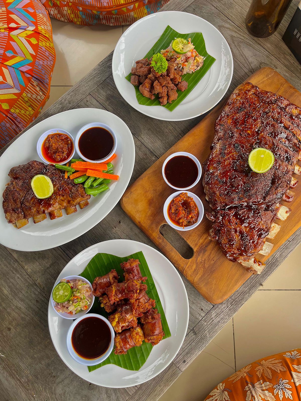 Family Restaurant in Kuta with BBQ Pork Ribs Menu