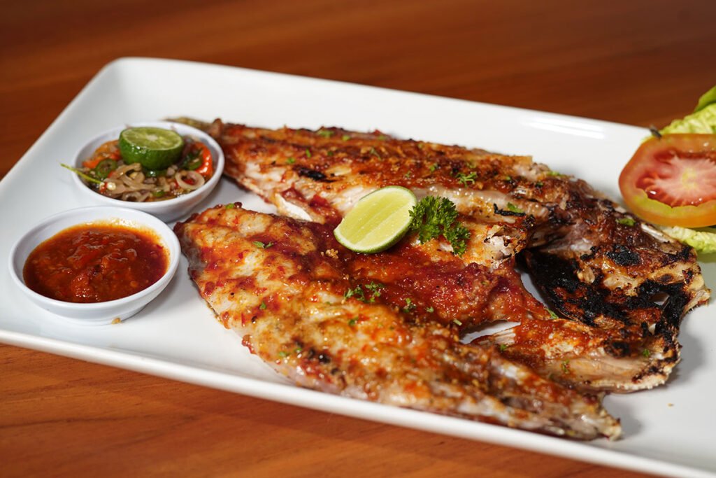 Seafood restaurant in Tuban Bali at Warung Mufu