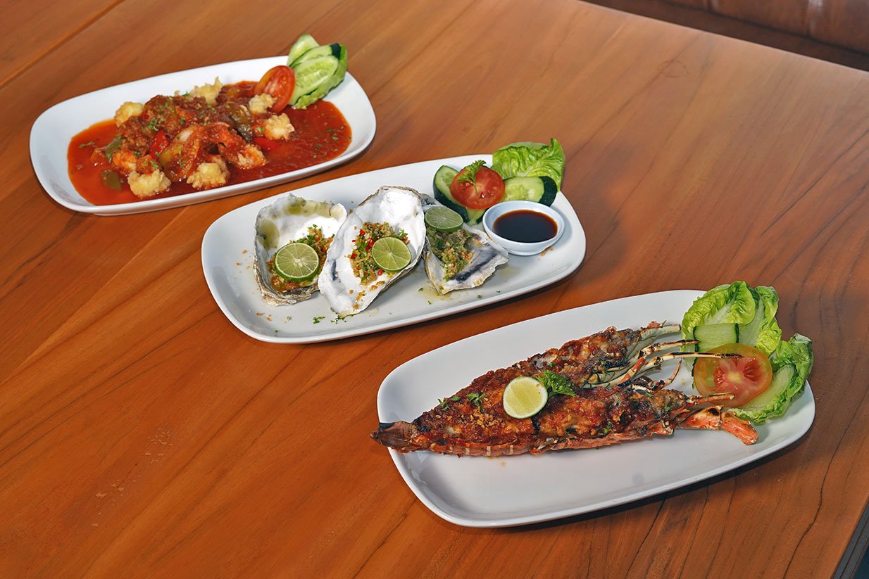 Grilled lobster in Kuta with Balinese spicesSupporting image